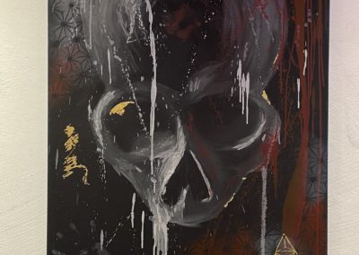INK23 - Art Black Skull